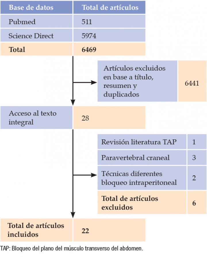 <p>Diagrama de flujo de la revisión de la bibliografía.</p>